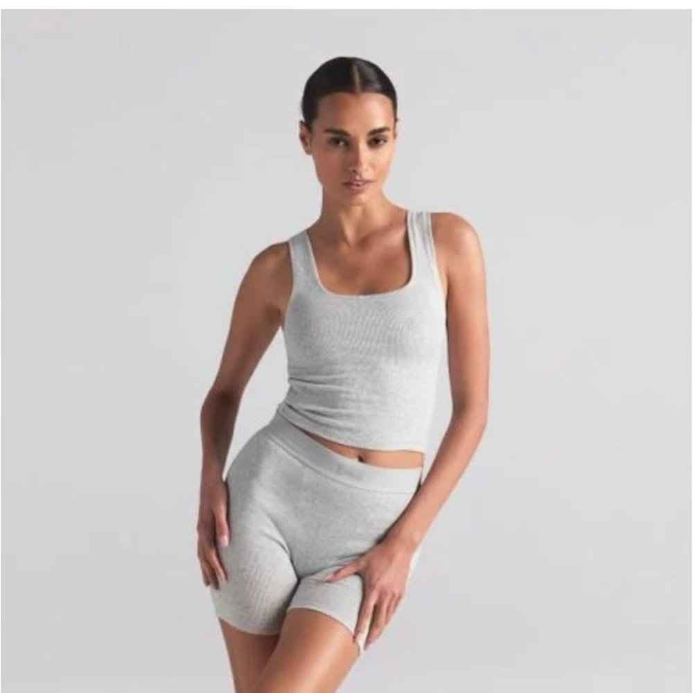 SKIMS Gray Tank Top